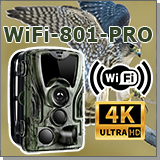Уличная 4К фотоловушка для охраны и охоты Suntek Филин - WiFi-801-PRO
